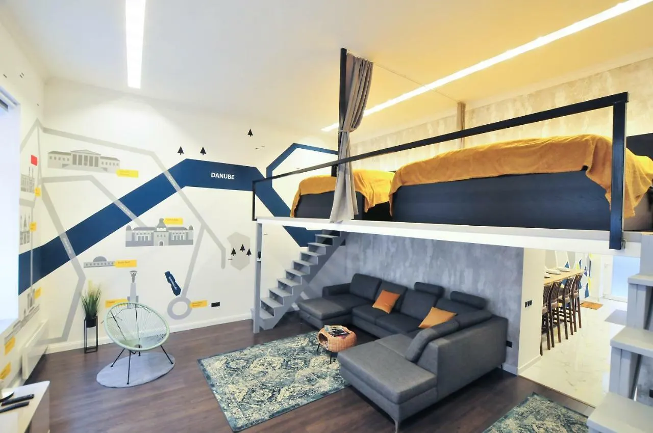 City Center Apartment With Budapest Design